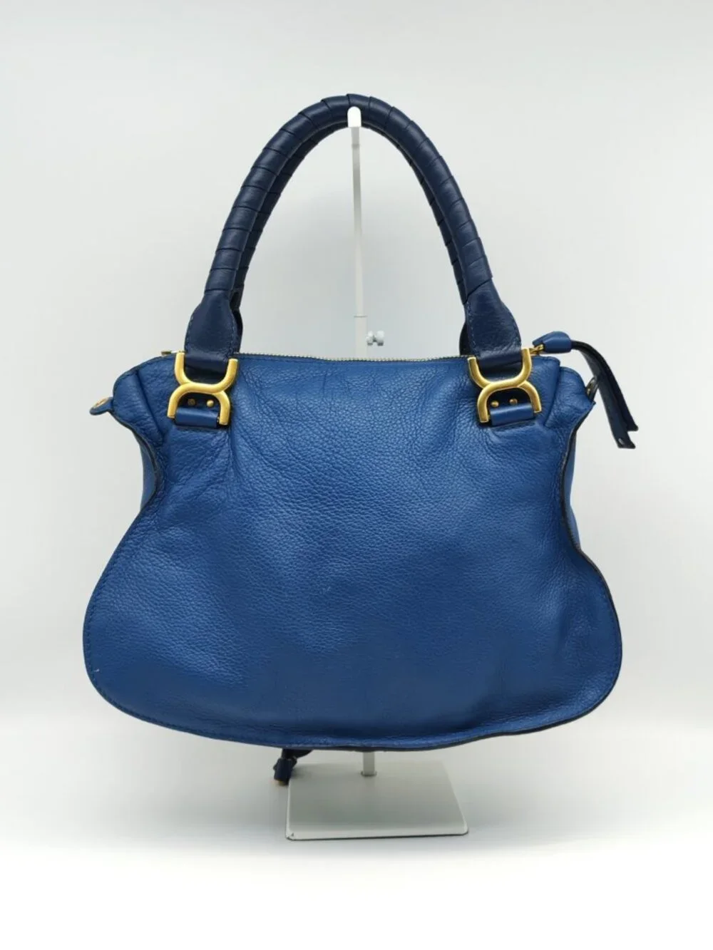 Chloé Marcie Medium Pebbled Leather Satchel Shoulder Bag